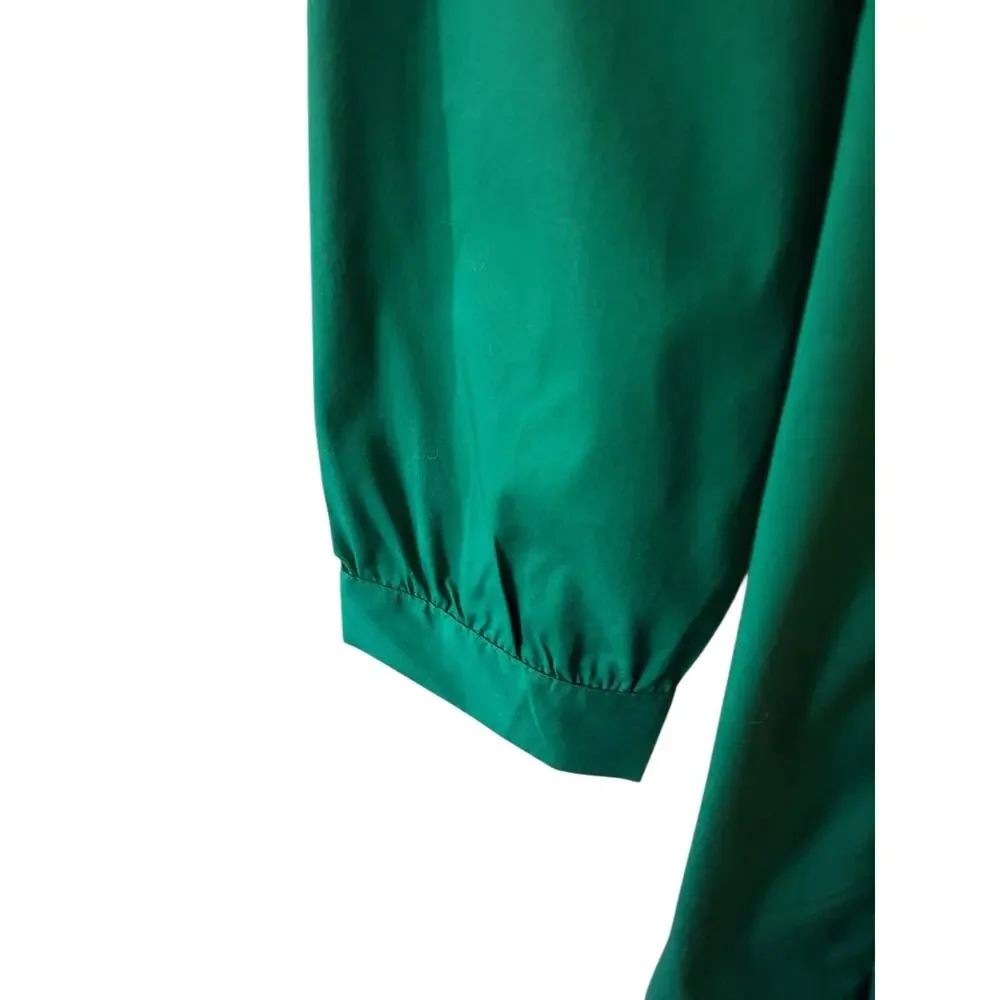 Motto Elegant Green Long-Sleeve Shirt Dress Shirred Waist Minimalist Capsule - Picture 7 of 8